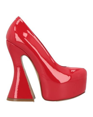 Maison Margiela Woman Pumps Red Size 7.5 Leather | YOOX (US)