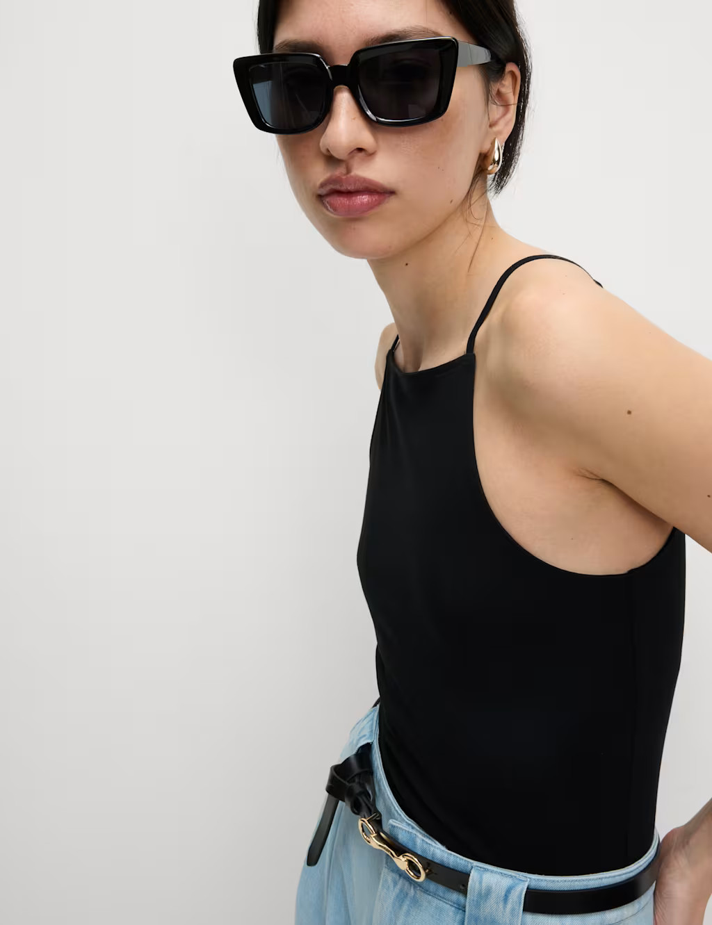 Cotton Rich Racer Neck Vest | Marks & Spencer (UK)