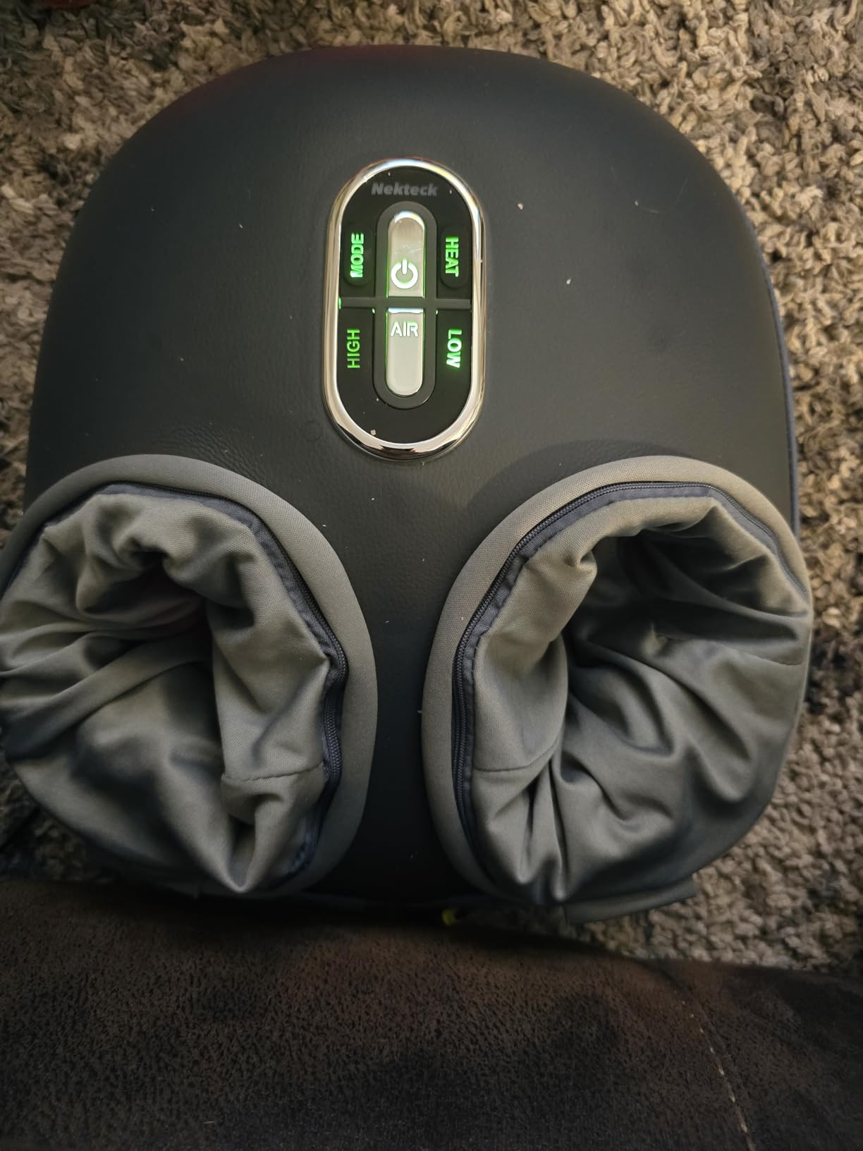 Nekteck Shiatsu Foot Massager with Heat, FSA Eligible Deep Kneading Therapy Air Compression, HSA ... | Amazon (US)