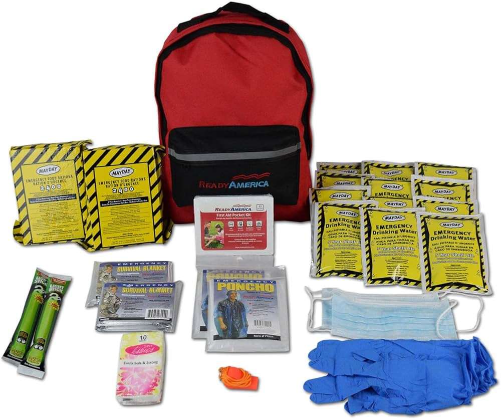 Ready America 70180 72 Hour Emergency Kit, 1-Person | Amazon (US)