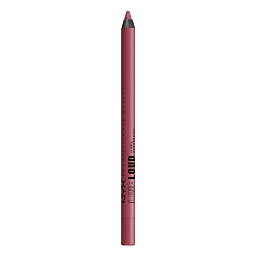 NYX PROFESSIONAL MAKEUP Line Loud Lip Liner, Longwear and Pigmented Lip Pencil with Jojoba Oil & Vitamin E - Goal Getter (Deep Raspberry) | Amazon (US)