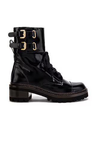 See By Chloe Mallory Biker Ankle Boot in Black from Revolve.com | Revolve Clothing (Global)