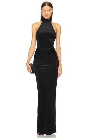 Michael Costello x REVOLVE Ataya Gown in Black from Revolve.com | Revolve Clothing (Global)