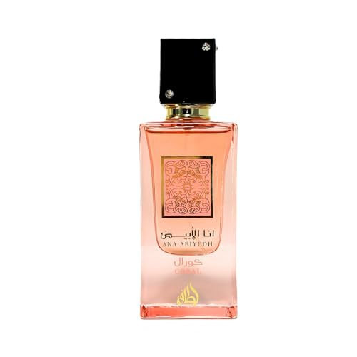 Lattafa Ana Abiyedh Coral for Unisex Eau de Parfum Spray, 2.0 Ounce / 60 ml | Amazon (US)