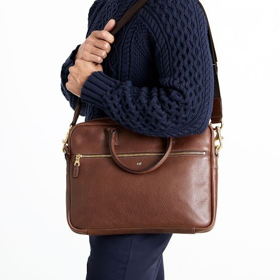 Harvey Leather Briefcase | Mark and Graham