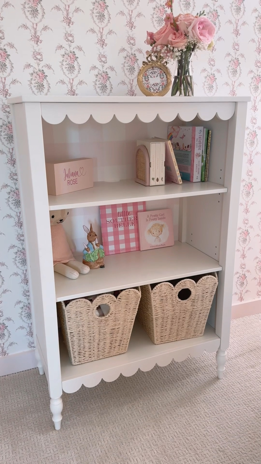 Let’s give this bookcase a princess glow up!! 

#LTKHome #LTKBaby #LTKFindsUnder50