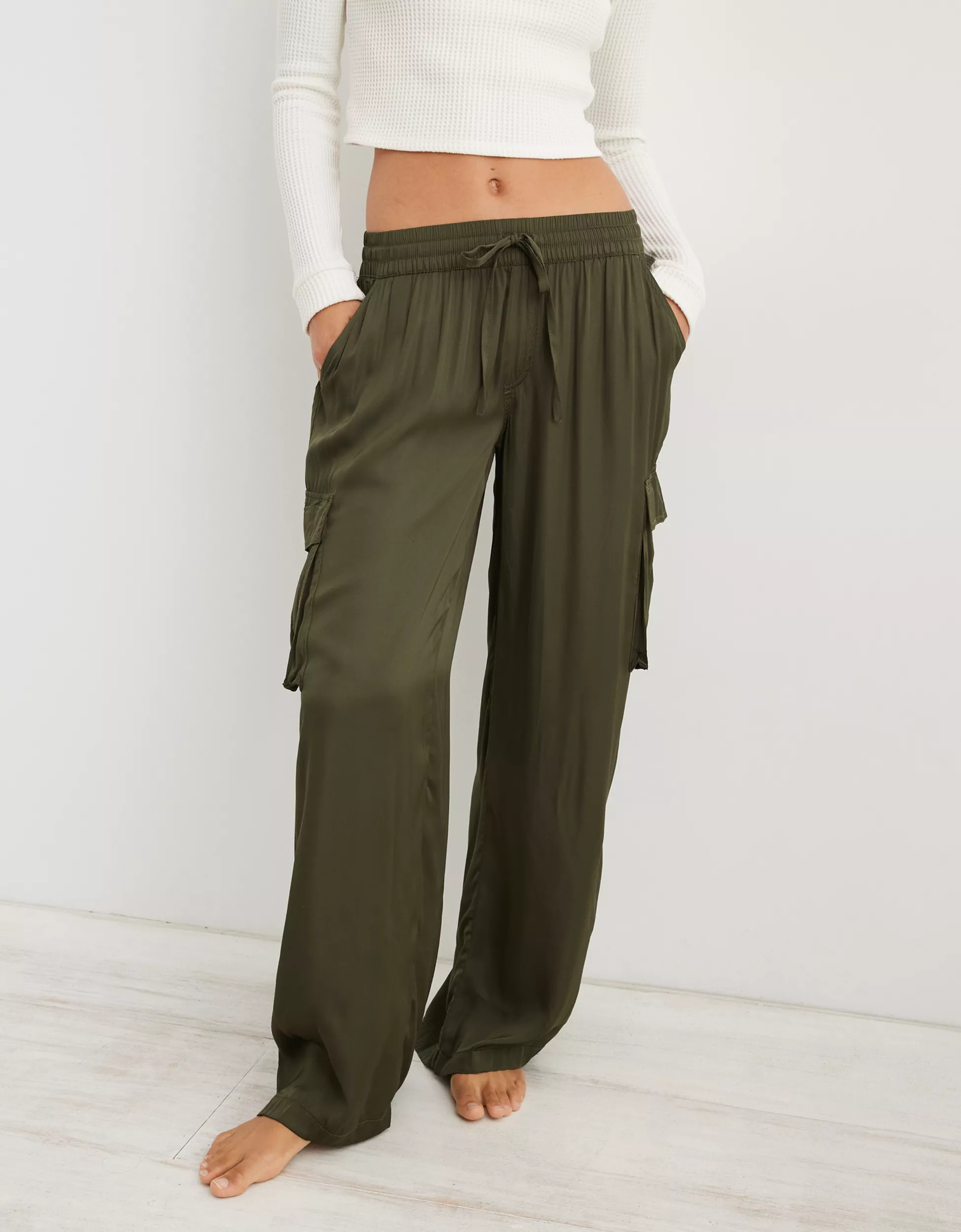 Aerie Shine Cargo Skater Pant | Aerie