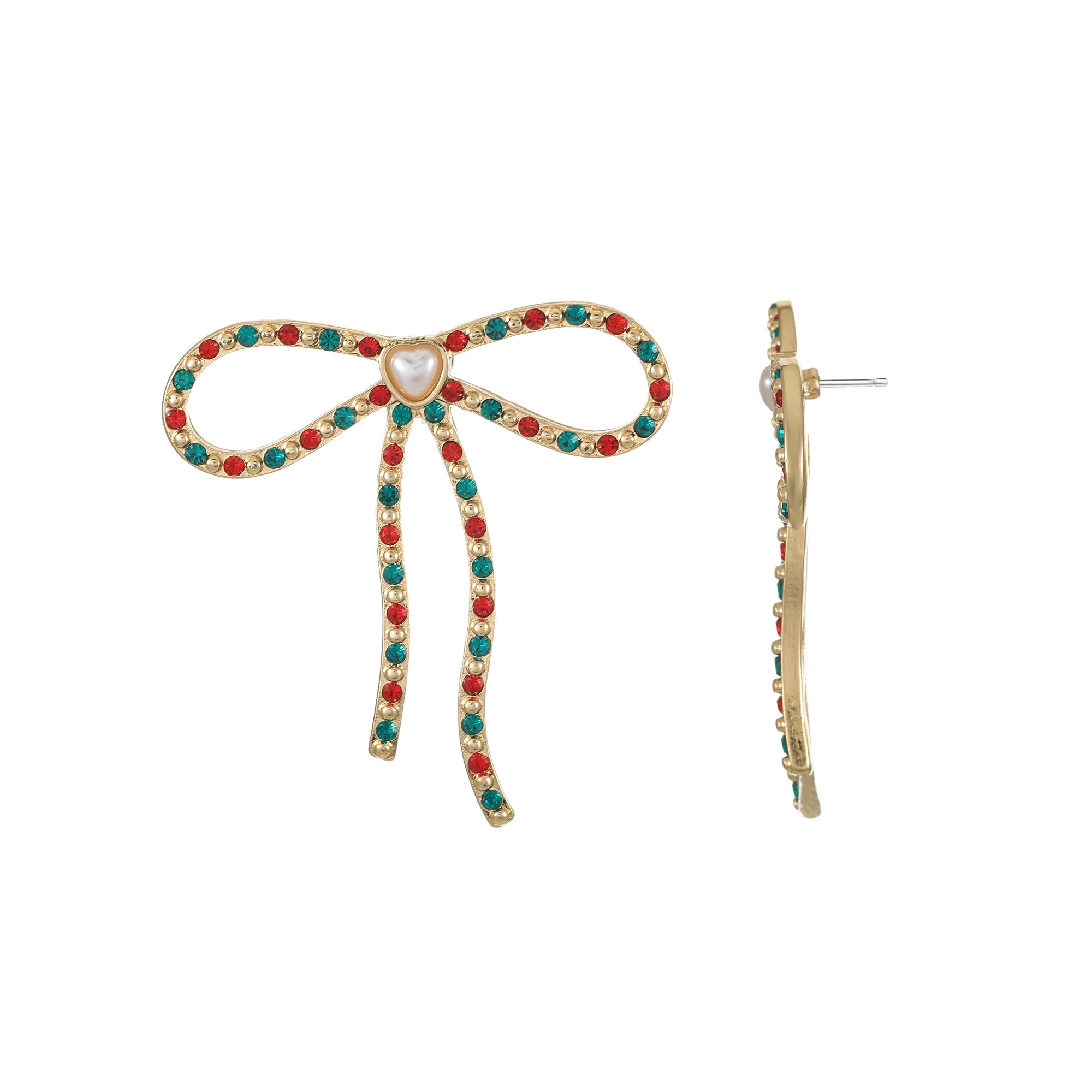 Packed Party Multicolor Bow Earrings | Walmart (US)