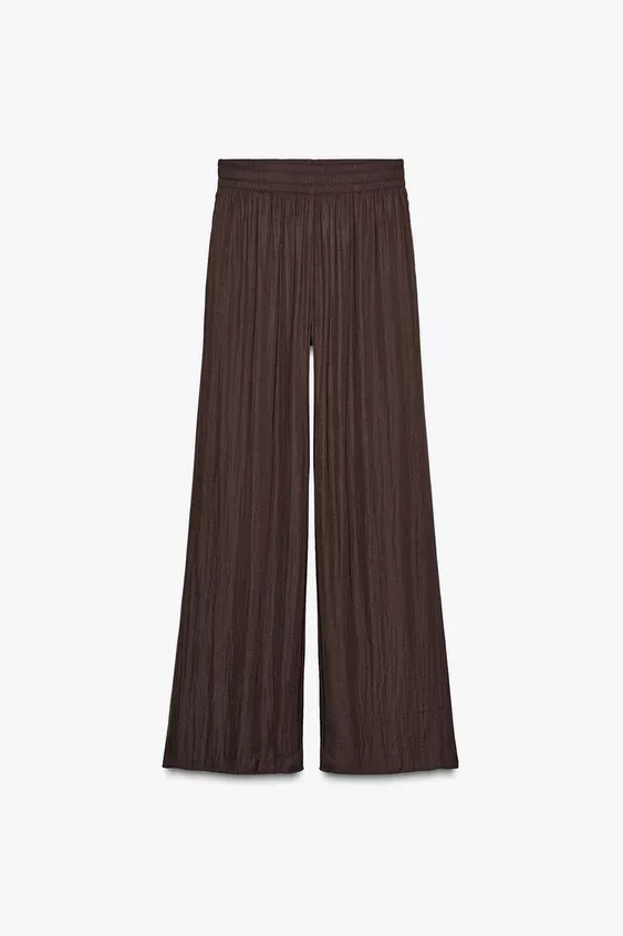 WIDE FLOWING TROUSERS | Zara US