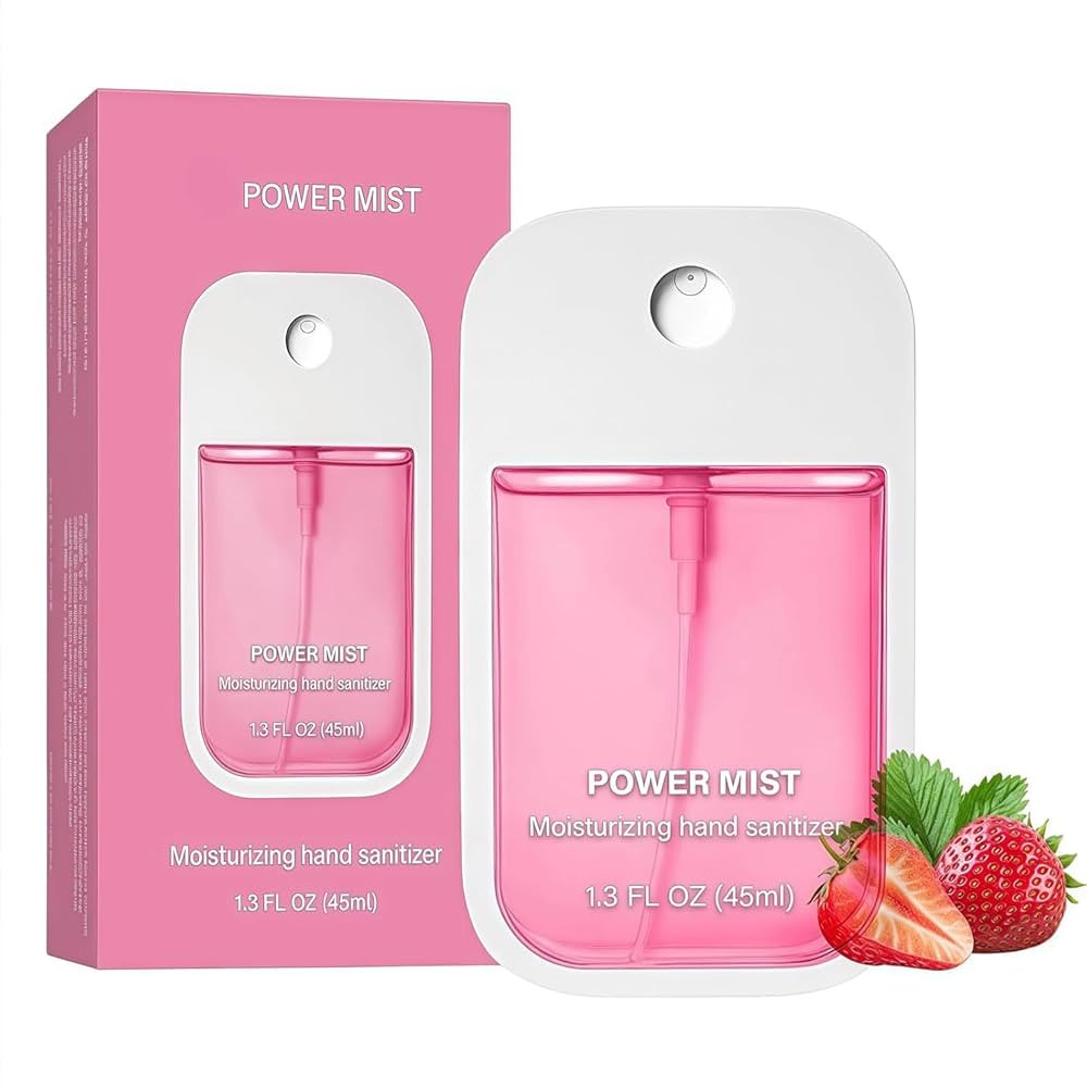 Power Mist Hydrating Hand Sanitizer Spray, Travel-Size 45ml/1.5 Fl oz Portable Cute Multi-Flavor ... | Amazon (US)