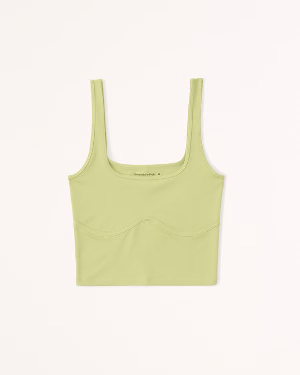 Women's Seamless Fabric Corset Squareneck Tank | Women's New Arrivals | Abercrombie.com | Abercrombie & Fitch (US)