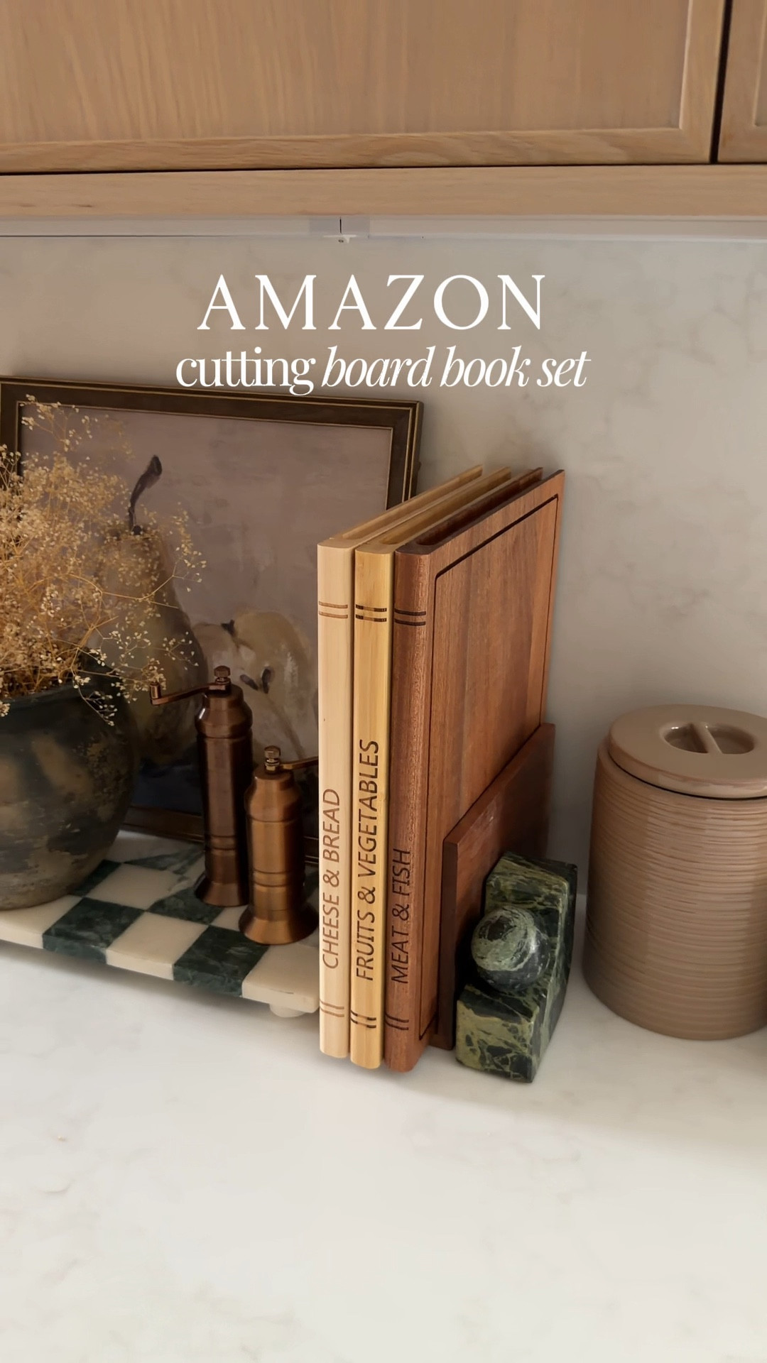 Amazon cutting board library set
