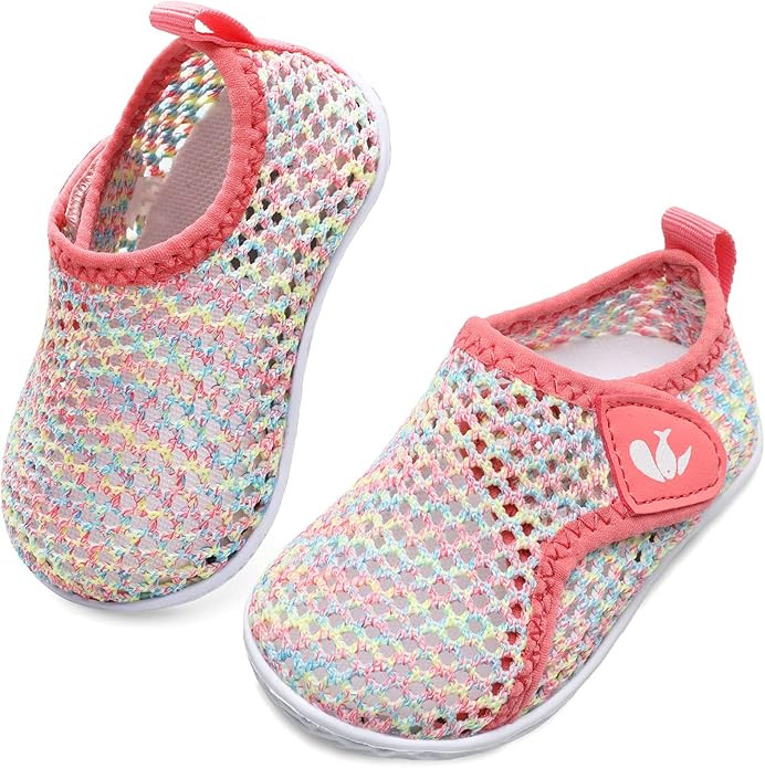 JIASUQI Baby Boys Girls Barefoot Swim Pool Water Shoes Beach Walking Sandals Athletic Sneakers | Amazon (US)