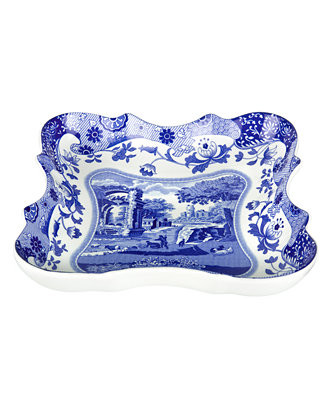 Spode Blue Italian Devonia Tray, 7.75 | Macy's