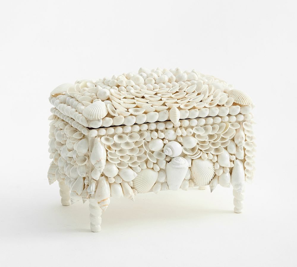 Decorative Shell Box | Pottery Barn (US)