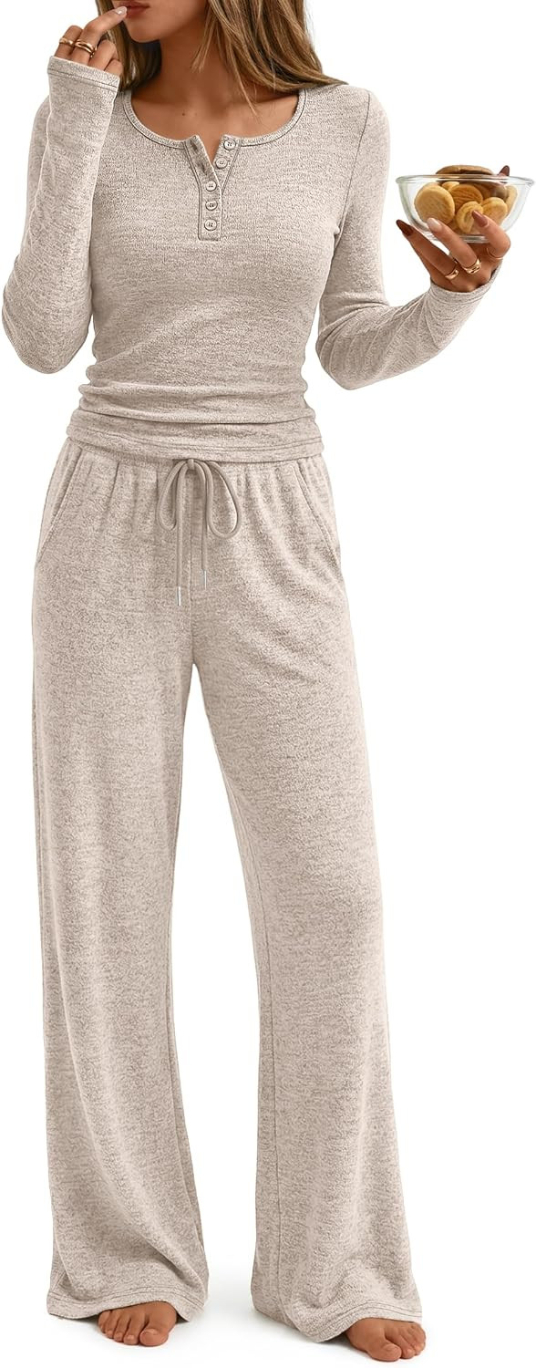 Trendy Queen Womens 2 Piece Outfits 2026 Fall Fashion Matching Lounge Sets | Amazon (US)