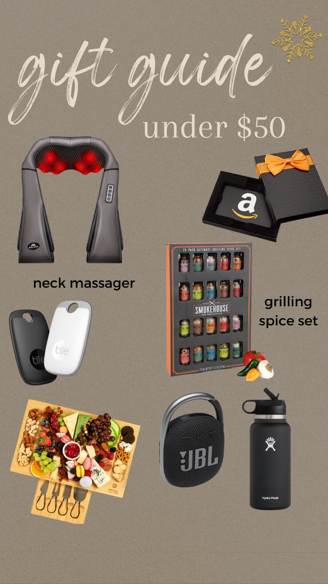 Gift guide under $50

#LTKunder50 #LTKGiftGuide #LTKSeasonal