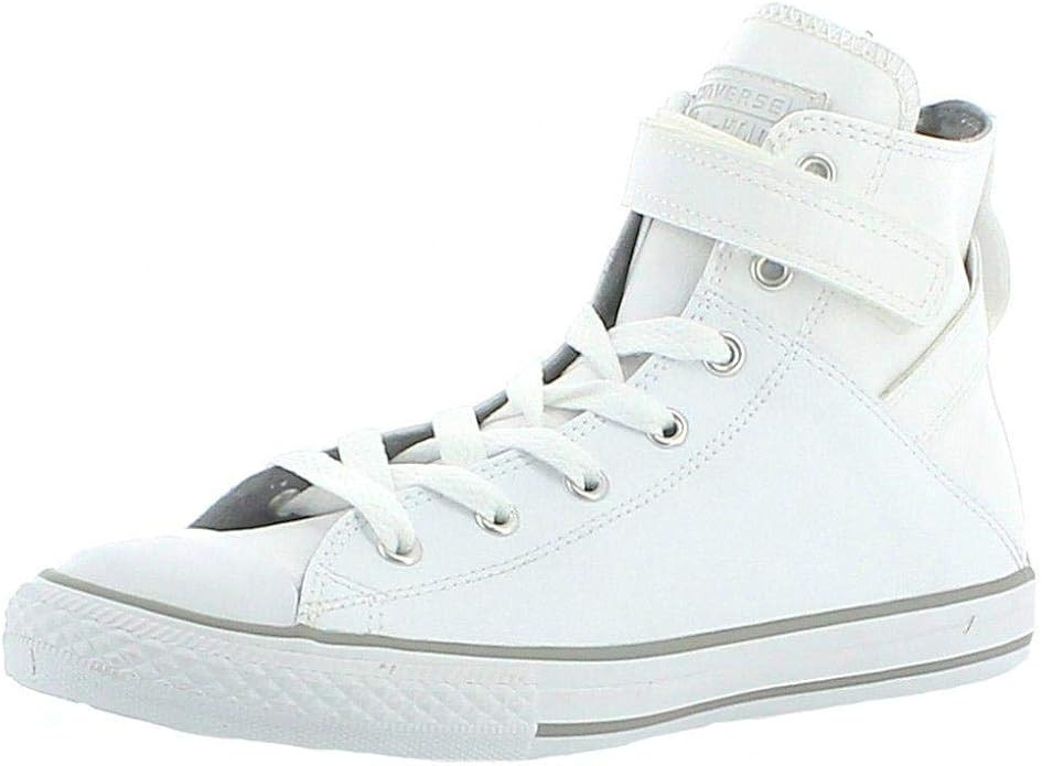 Converse Chuck Taylor All Star Brea Hi White/White/White (Little Kid/Big Kid) | Amazon (US)