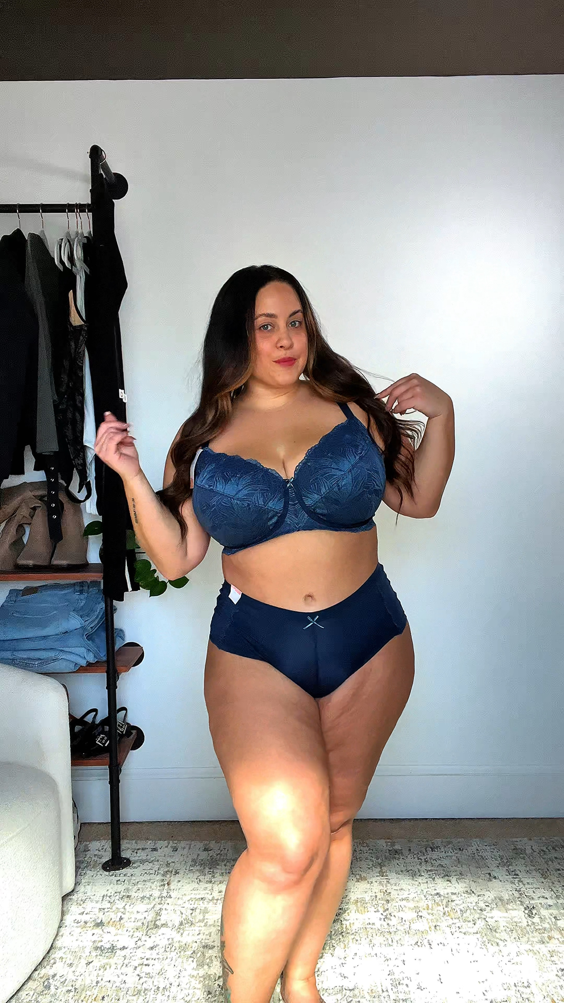 BRAS CURRENTLY BUY 2 GET 2 FREE! 

Available up to size 50K! 

Wearing both in size 38J! 

Underwear is size XL! 

#intimates #bras #fullbust #largechest #ltkcurves 

#LTKPlusSize #LTKSaleAlert #LTKMidsize