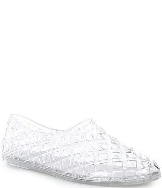 Jeffrey CampbellJellz Clear Jelly Slip On Flats | Dillard's