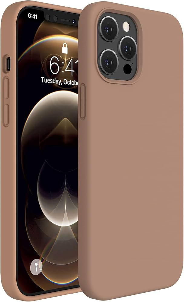Miracase Compatible with iPhone 12 Pro Max Case, [Soft Anti-Scratch Microfiber Lining], Liquid Si... | Amazon (US)