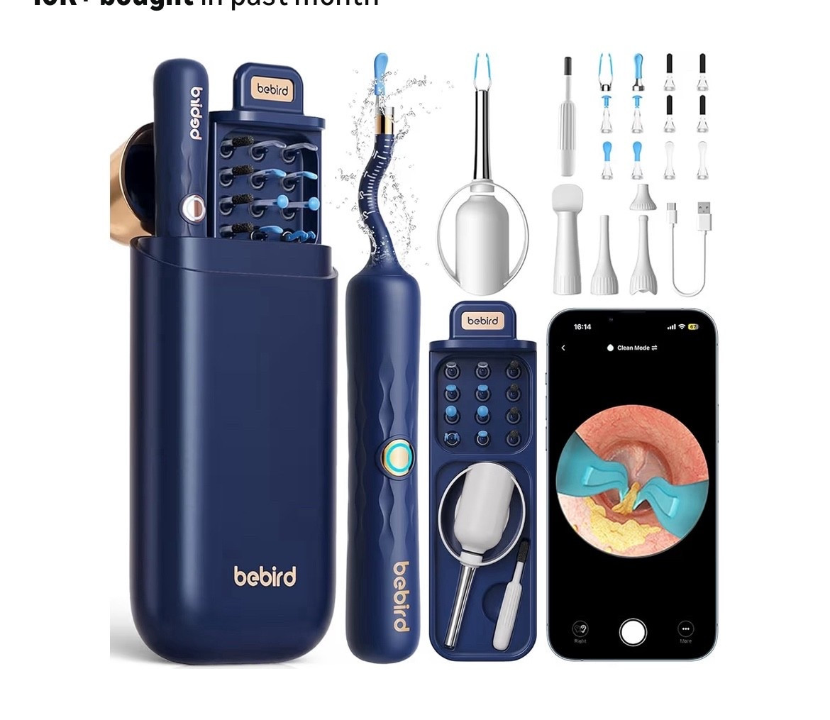 Amazon find Bebird Earsight Plus D39R Ear Wax Removal Tool Camera, FSA HSA Eligible Items, Ear Cleaner with Flexible Ear Camera Otoscope, Visual Ear Pick Tweezers Wax Remover, Ear Cleaning Kit for Family


#LTKFindsUnder50 #LTKBeauty