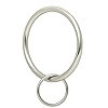 Ivilon Drapery Eyelet Curtain Rings - 2" Ring Loop for Hook Pins, Set of 14 - Pewter | Amazon (US)