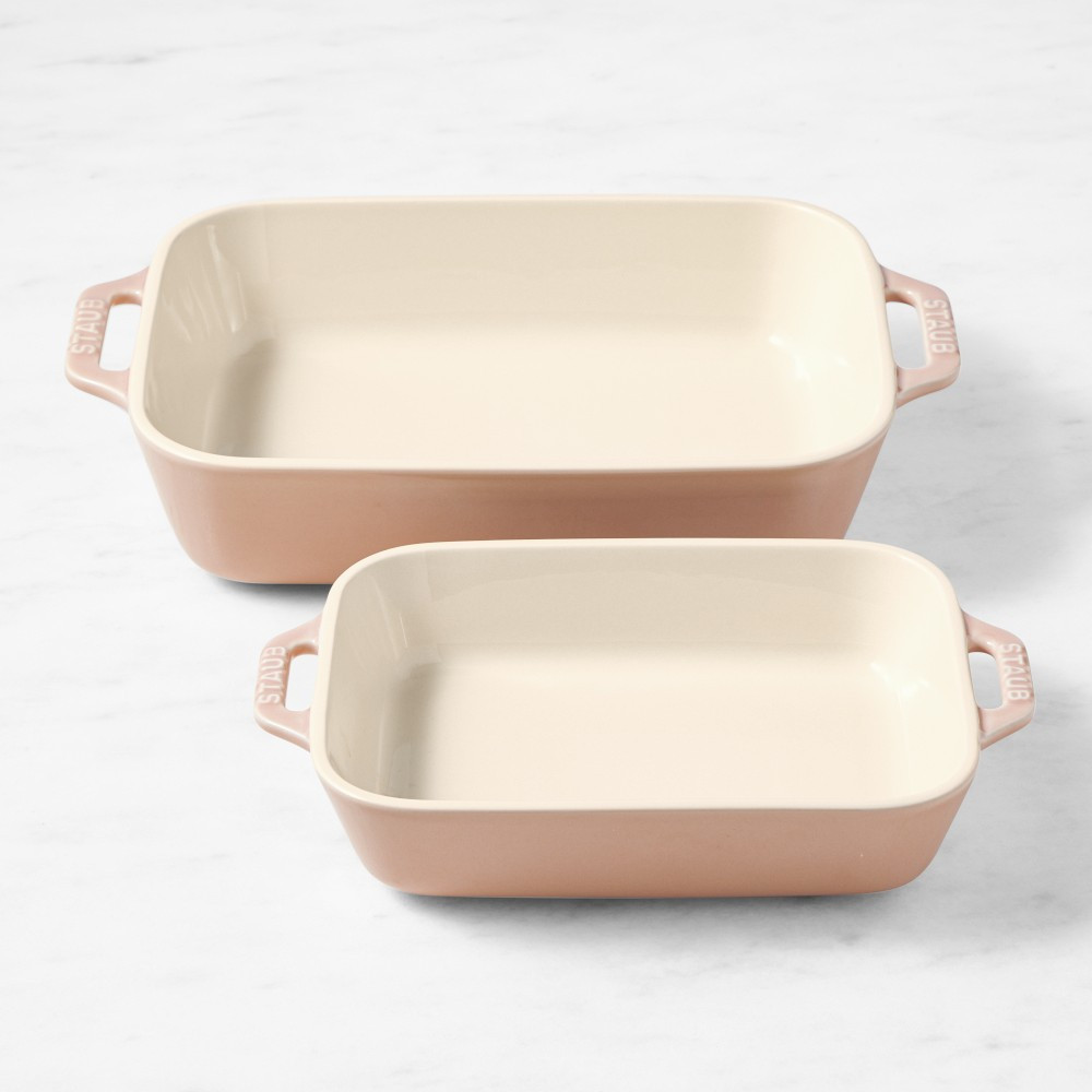 Staub Stoneware Rectangular Baking Dishes, Set of 2 | Williams-Sonoma