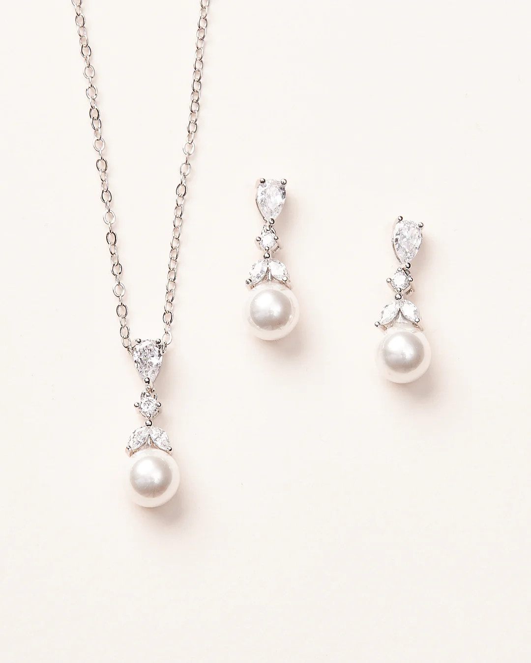 Kelsey Pearl Drop Jewelry Set | Dareth Colburn
