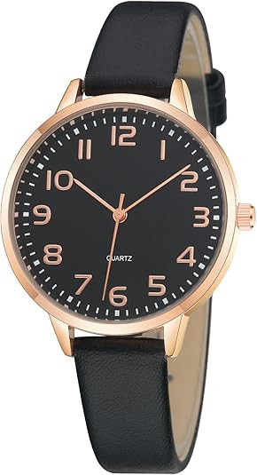 Women's Dainty Analog Leather Dress Watch for Small Wrists, Ladies Waterproof Watches for Women, ... | Amazon (US)