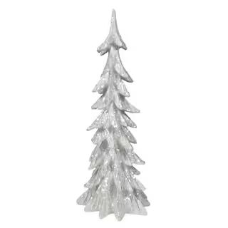 17" White Glitter Tree Tabletop Accent by Ashland® | Michaels Stores
