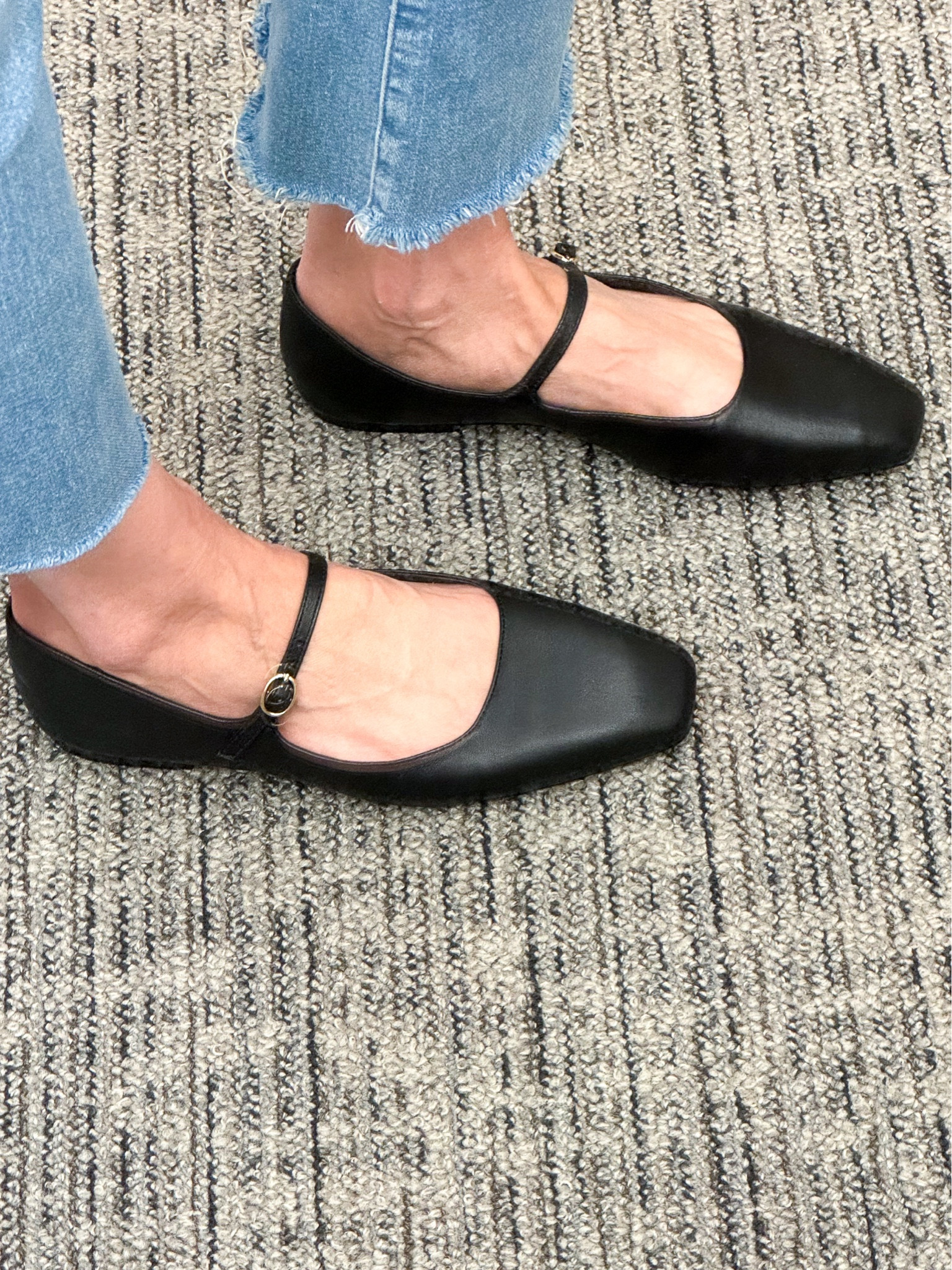 Another great affordable find. These flats are made by Nordstrom and the quality was impressive! Very comfortable and I love the shape of the toe. #nsale black flats, ballet flats, Mary Jane flat 

#LTKSeasonal #LTKfindsunder100
