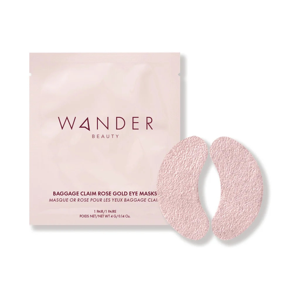 Baggage Claim™ Rose Gold Eye Mask Packette | Wander Beauty