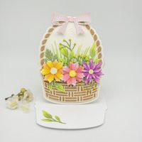 Flower Basket Card, 3D Handmade Cards, Pop Up Mothers Day Card | Etsy (US)