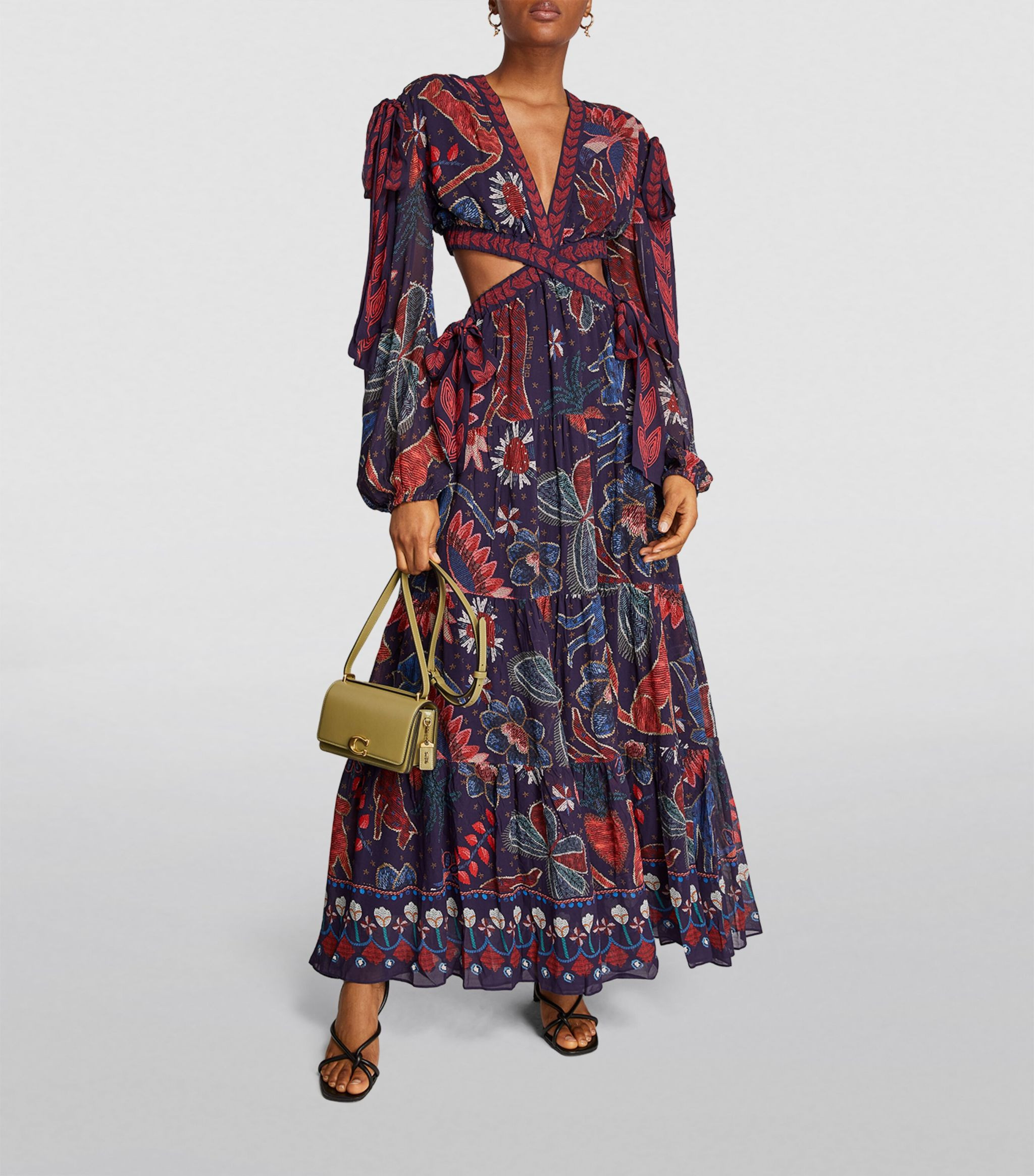 Tropical Cut-Out Maxi Dress | Harrods