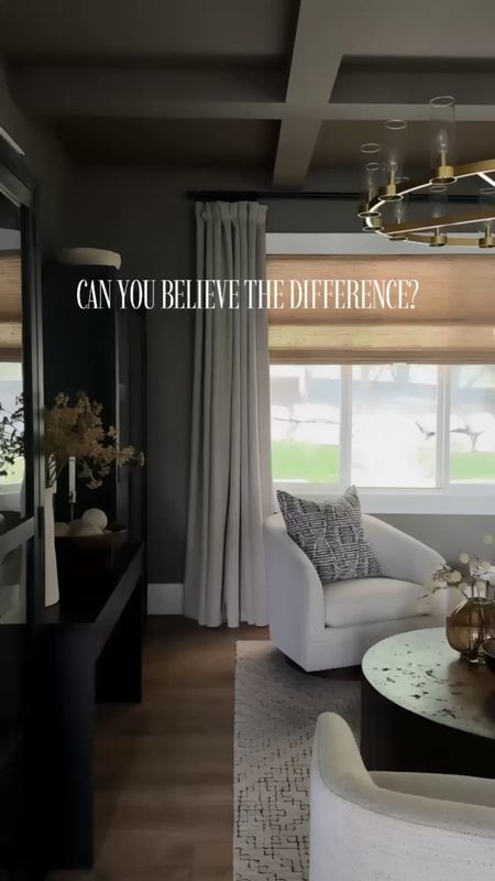AFFORDABLE CUSTOM CURTAIN PANELS Can you believe the difference?⁣⁣
⁣
I have been wanting to making this Bryson swap for a while now and I am so happy that I did!⁣

#LTKStyleTip #LTKVideo #LTKHome