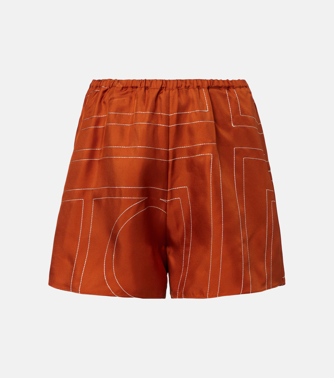 Monogram silk twill pajams shorts | Mytheresa (US/CA)