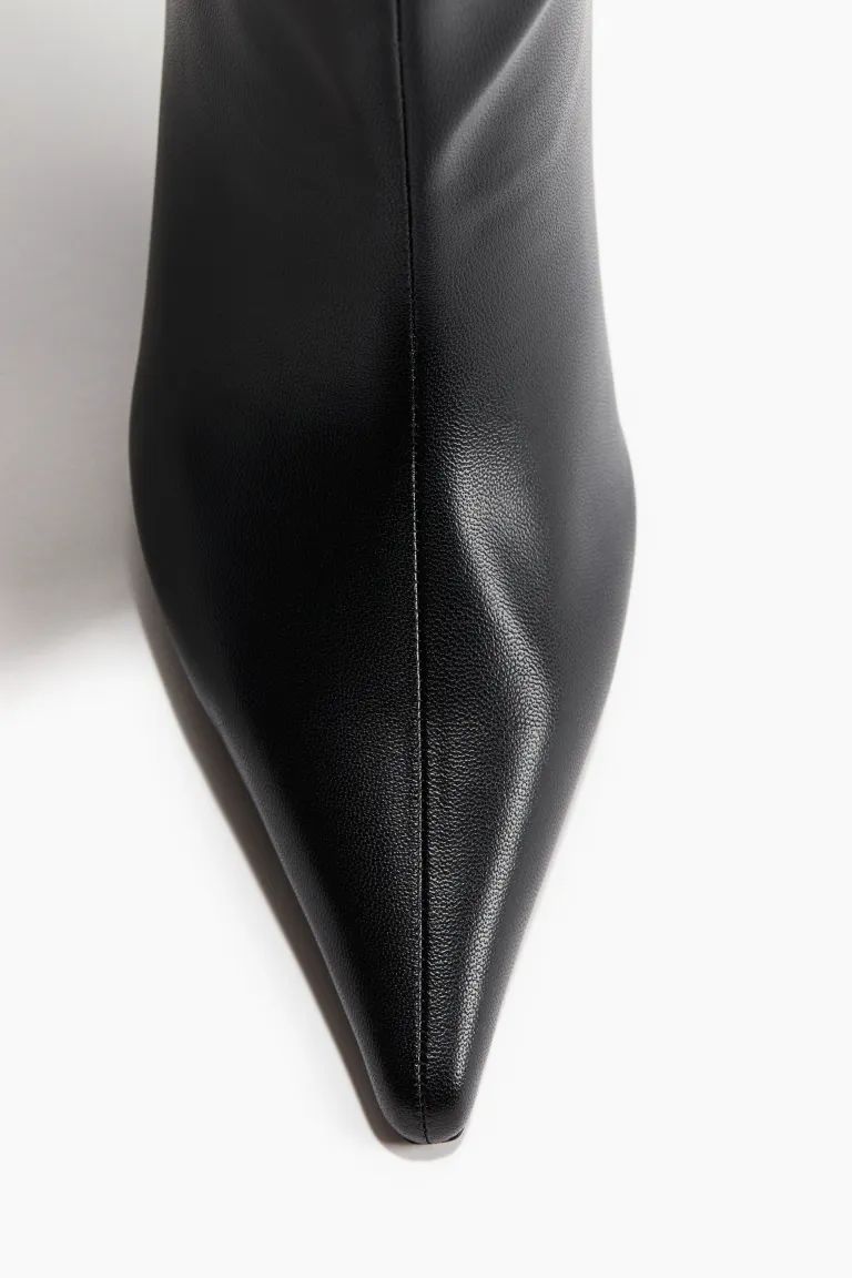 Knee-high Boots - High heel - Black - Ladies | H&M US | H&M (US + CA)