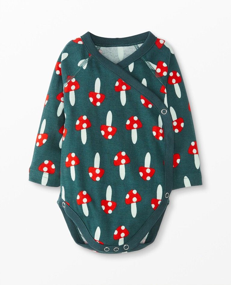 Baby Print Side Snap Bodysuit In Organic Cotton | Hanna Andersson