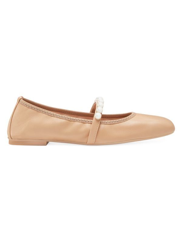 Goldie Embellished Leather Ballet Flats | Saks Fifth Avenue OFF 5TH