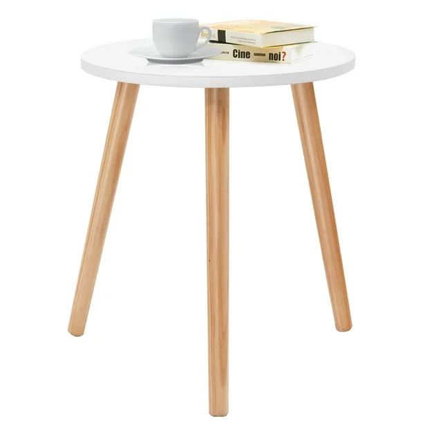 Costway Modern Round Coffee Tea Side Sofa Table Living Room Furniture Home Decor | Walmart (US)