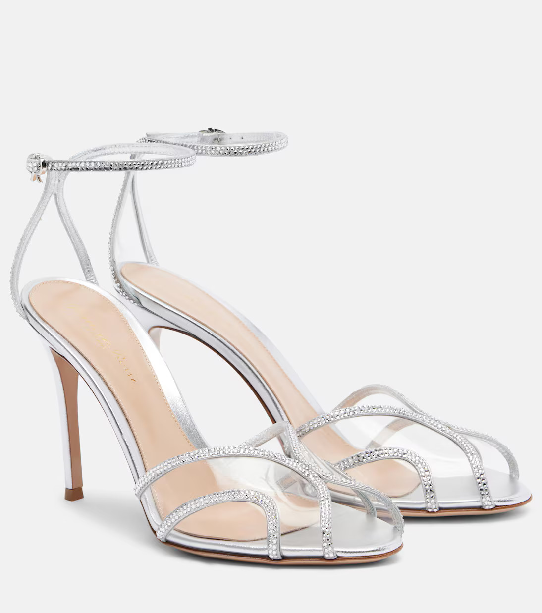 Isabel 95 embellished suede and PVC sandals | Mytheresa (US/CA)