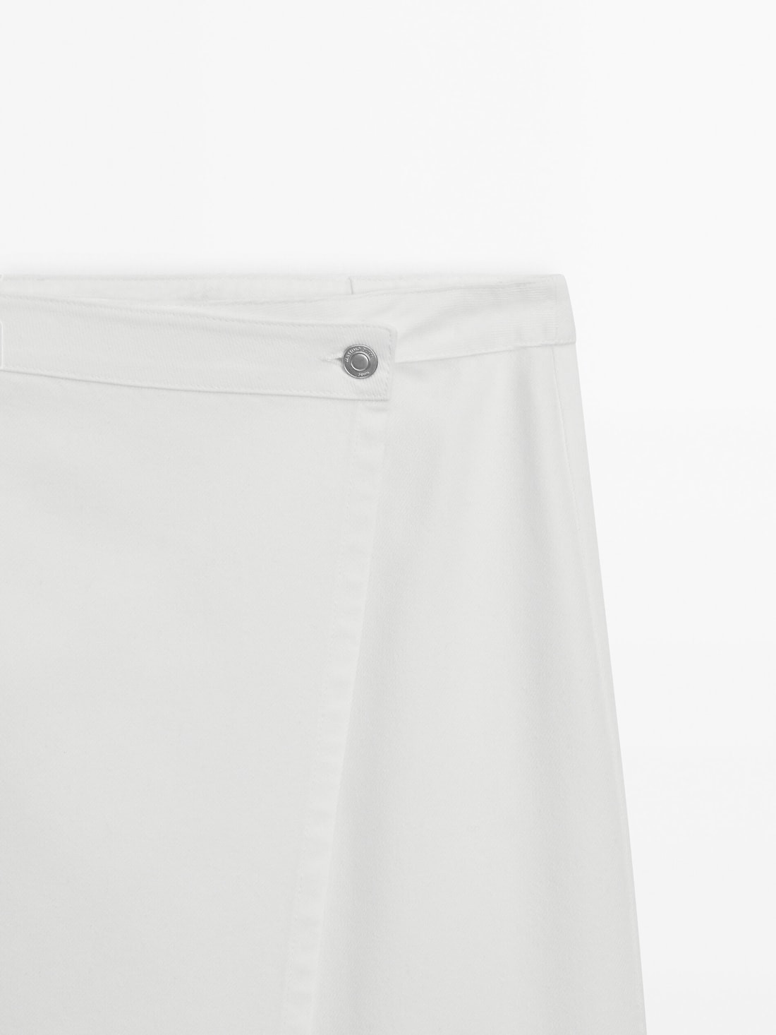 Denim wrap skirt | Massimo Dutti US