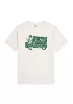 Ralph Lauren Childrenswear Boys 8-20 Ralphs Coffee Polo Bear Tee | Belk