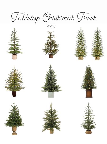 Tabletop Christmas trees you will love for 2023! 

#LTKSeasonal #LTKHolidaySale #LTKHoliday