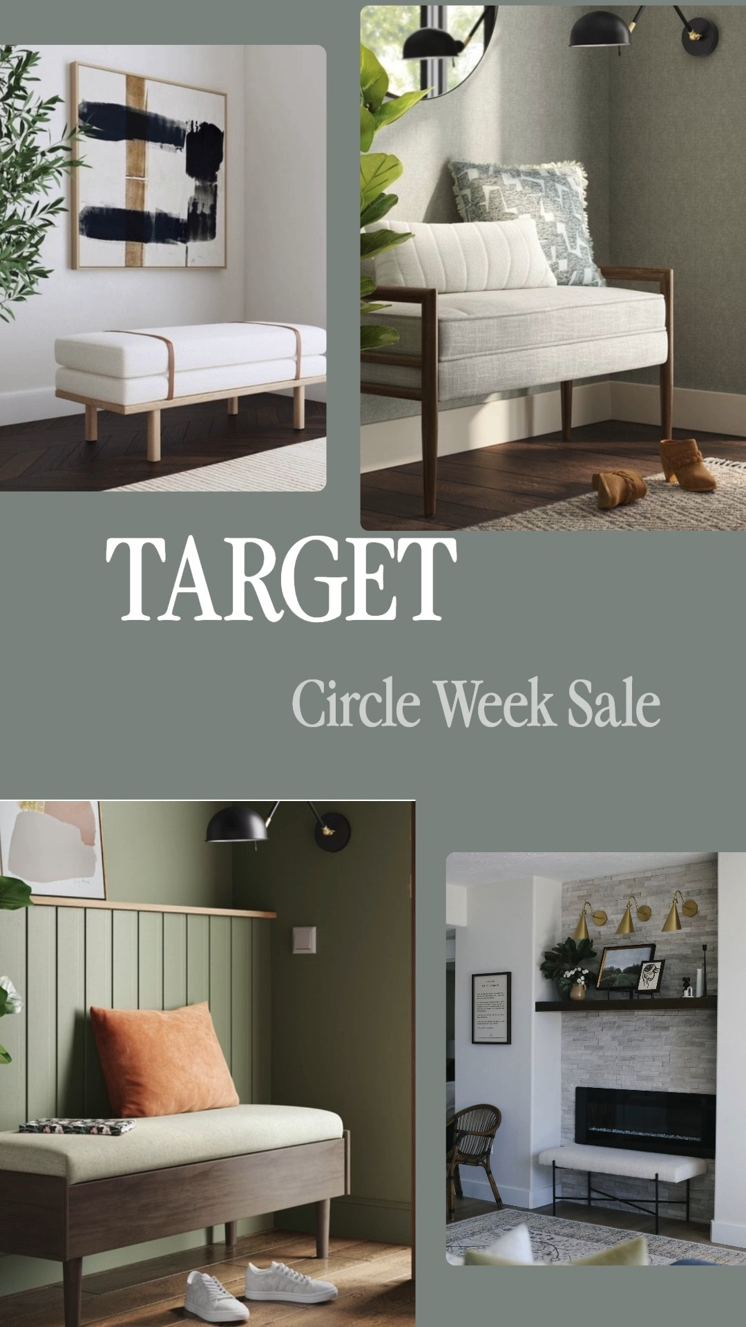 Great Entry Way Sitting Options! 
I love every single one of them. 
#Target #Targestyle #Entryway  #Bench

#LTKHome #LTKSaleAlert #LTKSummerSales
