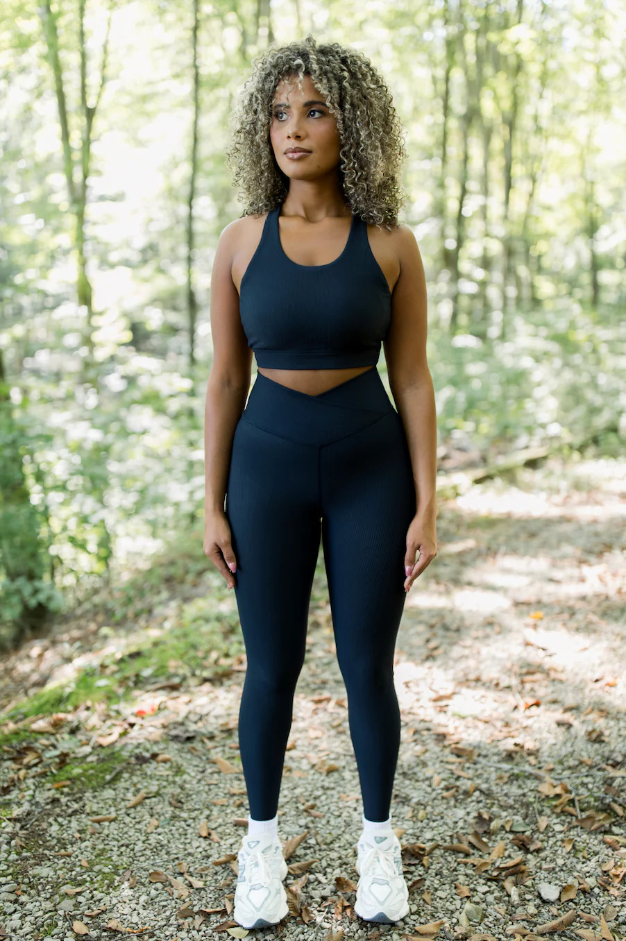 Ribbed Energy Cross Back Bra | Salt Project