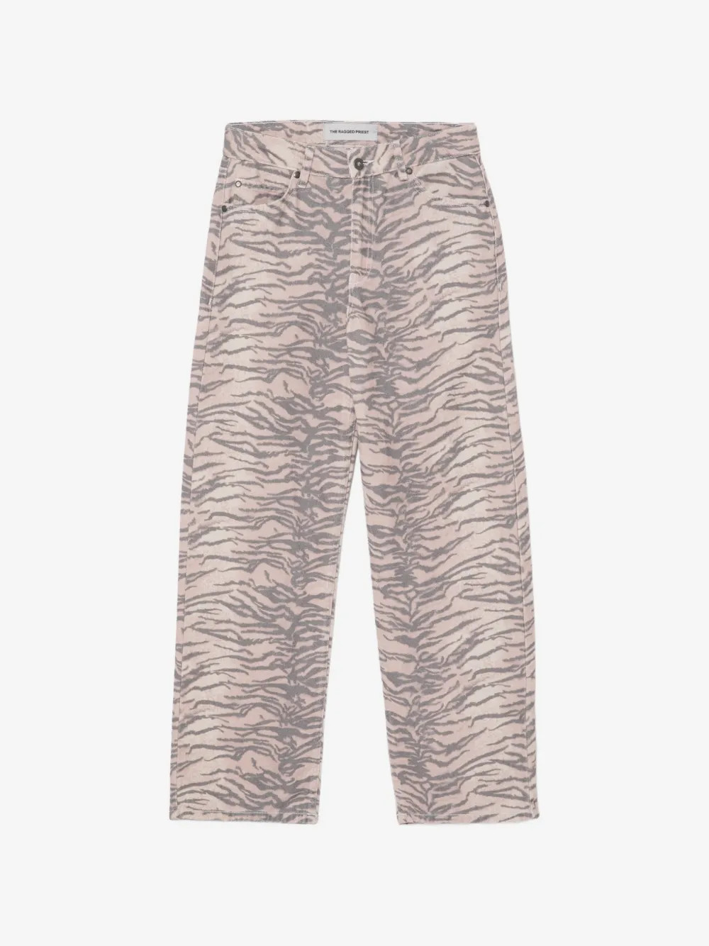 tiger-print jeans | Farfetch Global