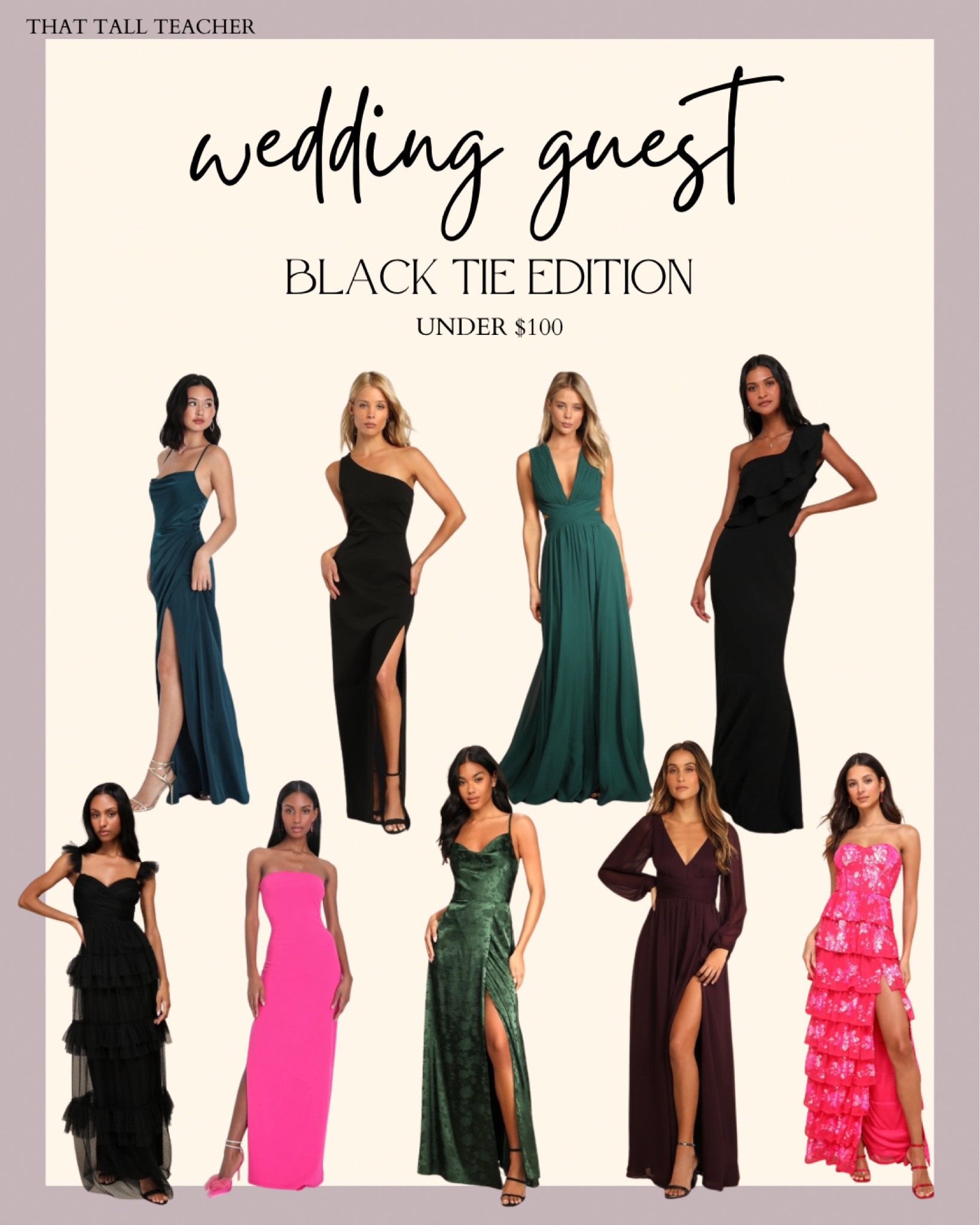 Black tie wedding dresses for under $100 

#LTKfindsunder100 #LTKSeasonal #LTKwedding