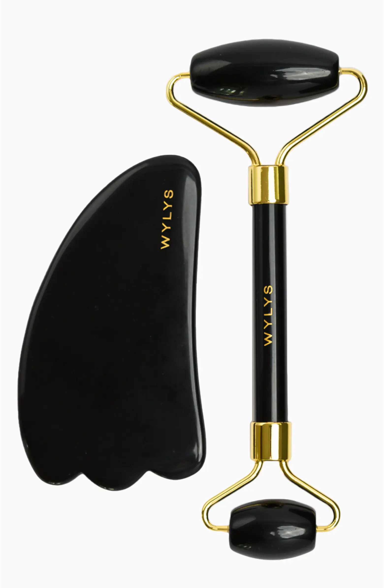 Black Obsidian Gua Sha + Face Roller Set | Nordstrom